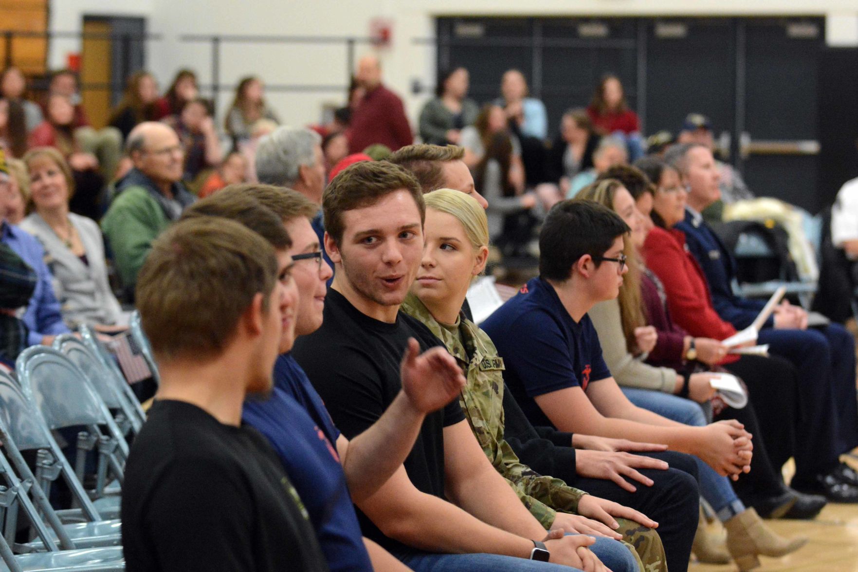 Portage High School Veterans Day ceremony 2019